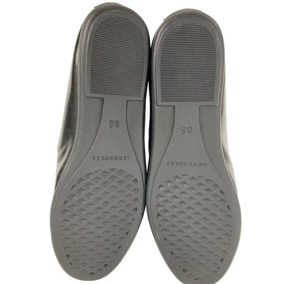 Aerosoles Brooks Black Tassel Loafers Ballet Flats Size 8.5 New - Picture 4 of 12